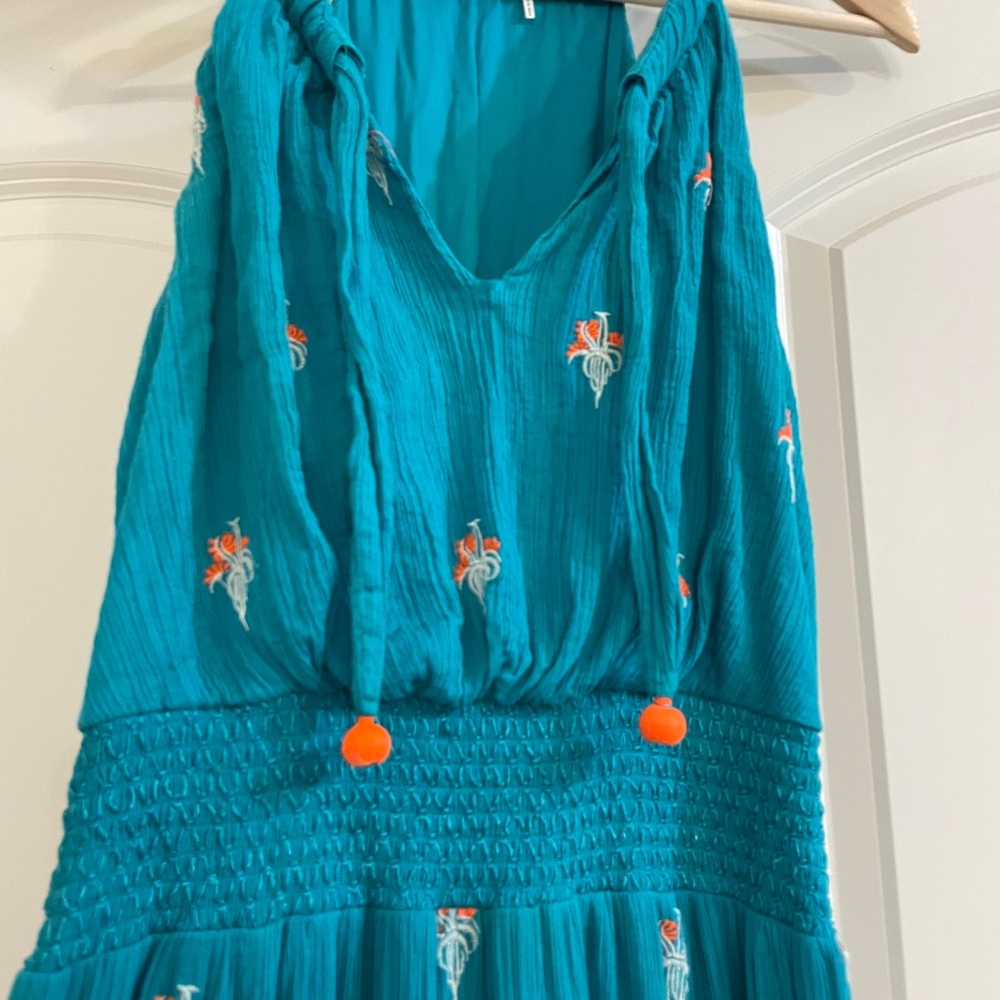 Anthropologie Floreat full length halter maxi dress. - Picture 5 of 11